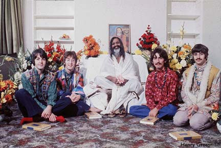 The Beatles with the Maharishi Mahesh Yogi